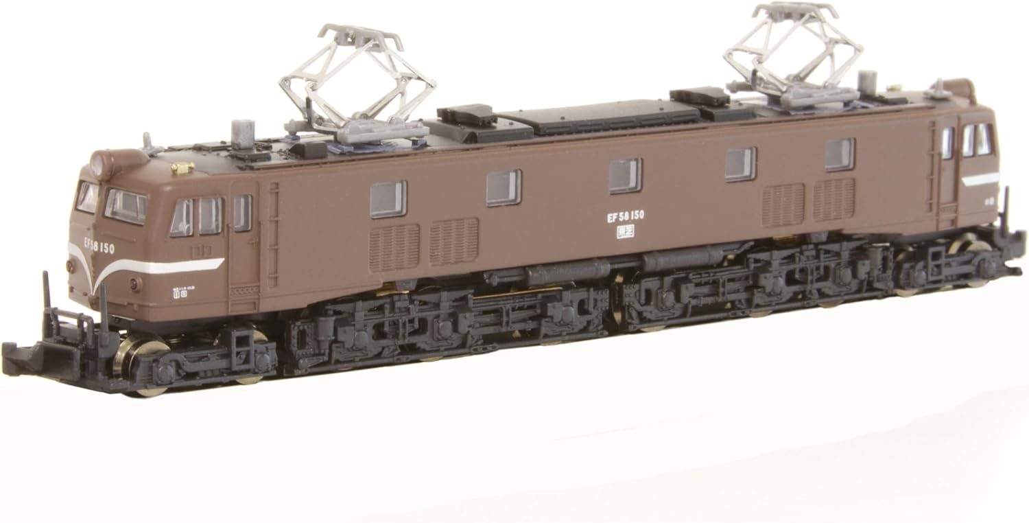 Lok Han T039-2 Z Gauge EF58 Type 150 Small Window Brown Railway Model Electric Locomotive