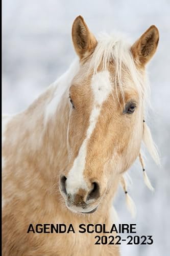AGENDA SCOLAIRE 2022-2023: CHEVAL 🐎 pour les passionnés de chevaux | Idéal pour étudiant ( école primaire, collège, lycée) | Agenda de 207 Pages | Format Pratique 6x9 Pouces