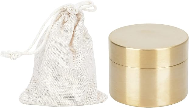 Tbest Storage Box, Waterproof Round Shape Box Metal Jewelry Sealed Container Dustproof -Proof Storage Box