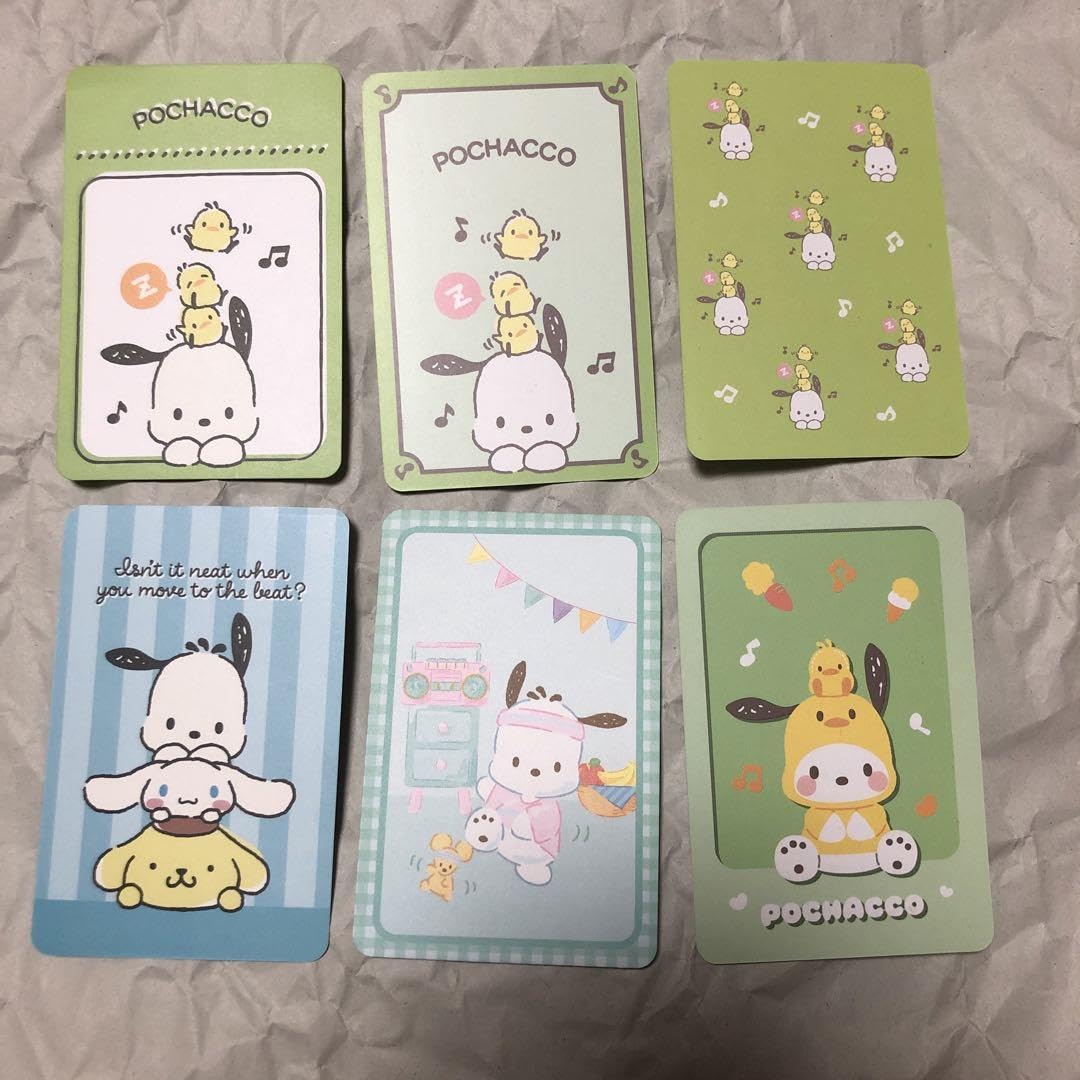 Amazon.co.jp: ポチャッコ ぽちゃっこ 6枚 韓国限定 トレカ カード