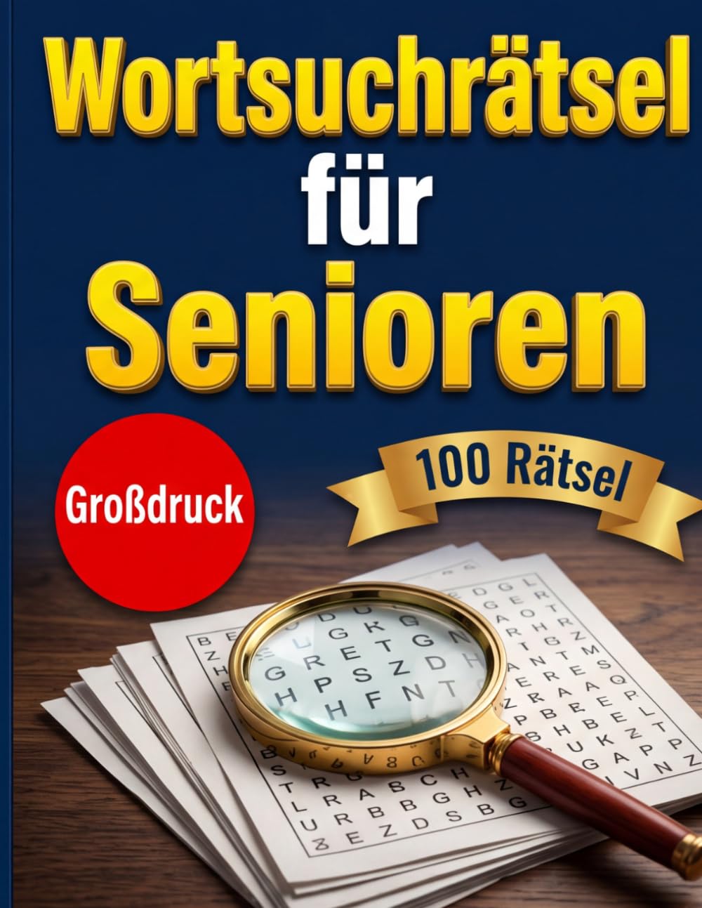 Wortsuchrätsel für Senioren: Großdruck - 100 spannende Themen für optimales Gehirnjogging & Gedächtnistraining | Das ideale Rätselbuch für Erwachsene und Rentner