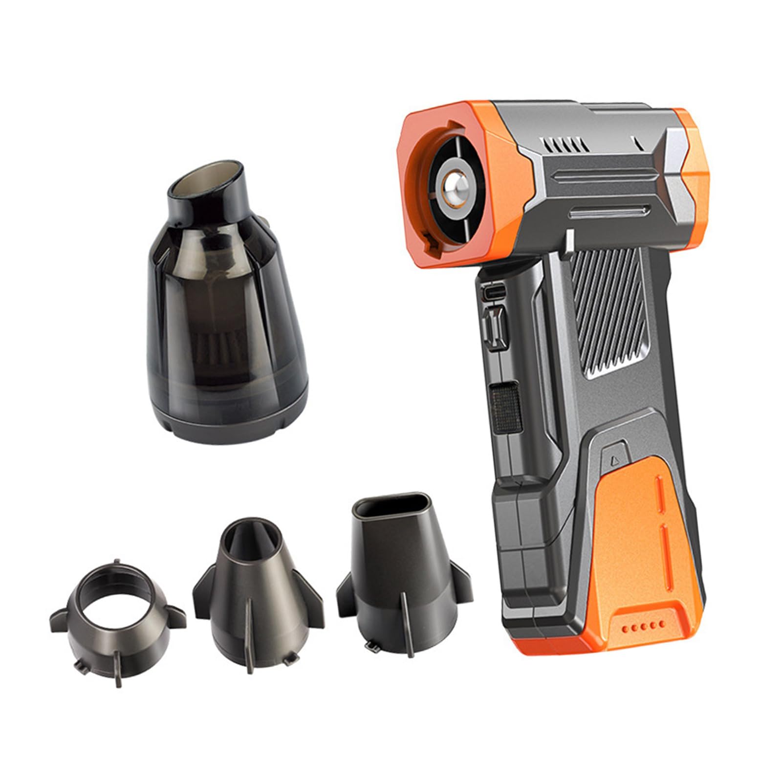 Tsophreniq B Lasting 8000Mah Attery Handheld Turbocharger Lower Featuring 130000Rpm High Speed For Lowing And Snow Removal Efficient Handheld Lower Turbocharger Fan