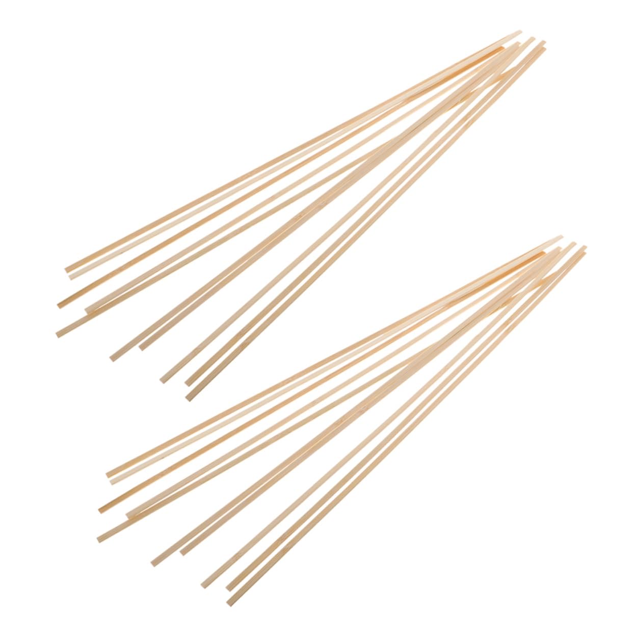 VILLCASE 20pcs Dowels for Kite Making Thin Rods Wood Kite Support Sticks Dowel Rods Sticks for Children's Kite-Making DIY Kite Crafting