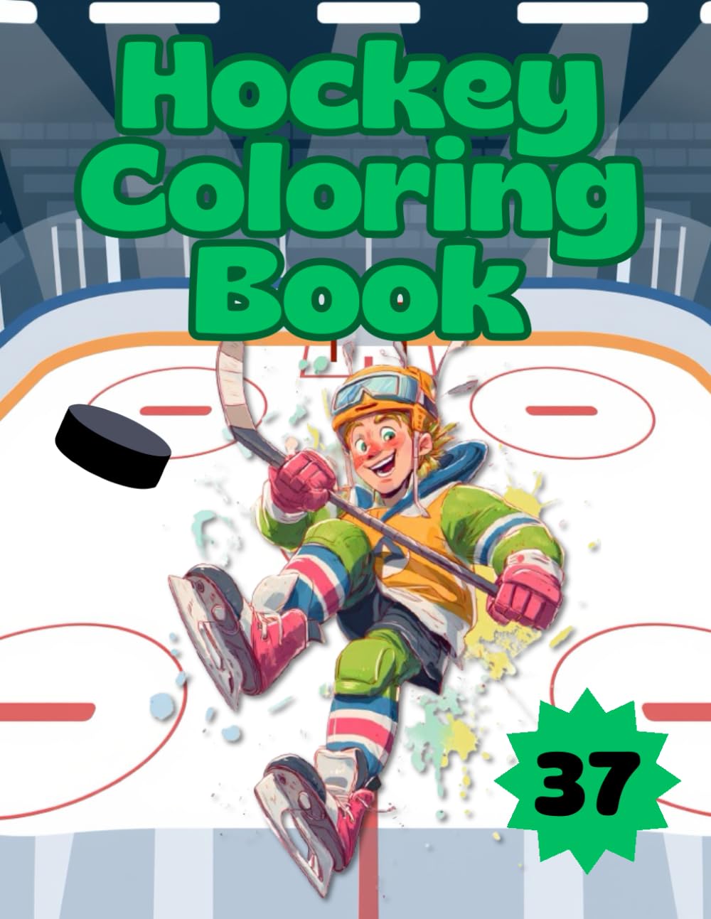 Hockey Coloring Book: Ice Hockey Fun for Kids – Players, Rinks, and Championship Moments