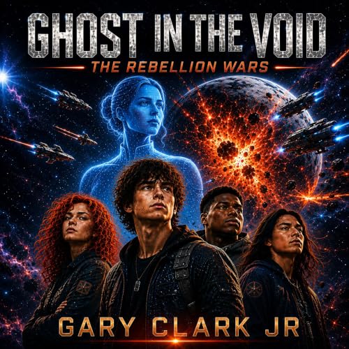 Diseño de la portada del título Ghost in the Void