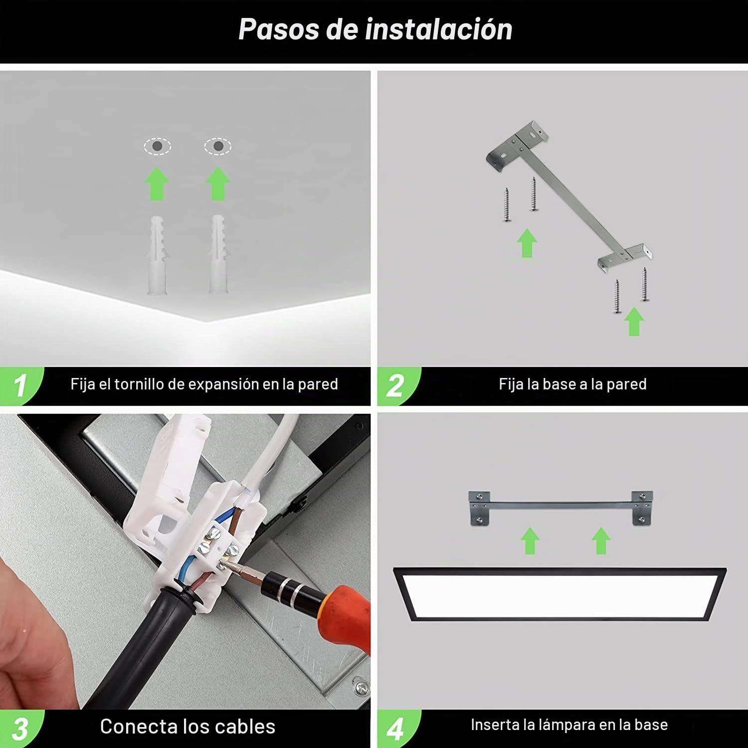 Lámpara de Techo Regulable, 100x25cm Panel LED con Control Remoto, Luz de Techo Rectangulares 28W con Función de Memoria, (Cálido/Natural/Frío Blanco Luz 2700K-6500K) para Cocina Oficina Salón