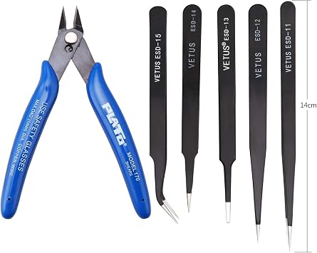 HSEAMALL 21 STÜCKE Modellbau Werkzeug SetGundam Modeler Grundwerkzeuge Hobby Werkzeug Sets Basic Tools für Auto Modell Bausatz DIY Reparatur