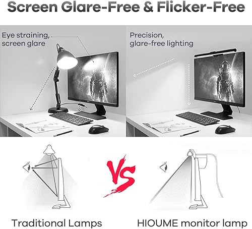 Miniatura 2 de Barra de luz para monitor, luz LED para computadora de escritorio, oficina, hogar, 3 temperaturas de color ajustables, 10 niveles de brillo de
