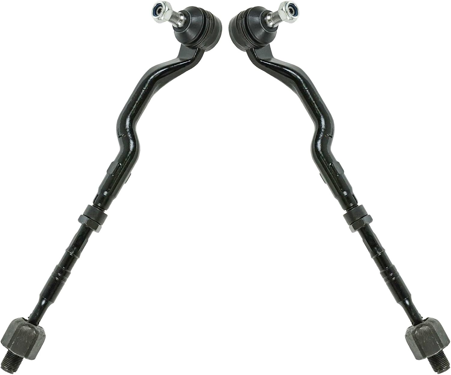 TRQ Front Tie Rod Set for 2001-2005 BMW 325xi 330xi