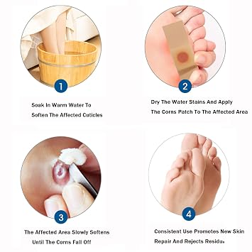 Corn Remover,Corn Removers for Feet Extra Strength,24 Pack Removes Corns Fast (24pcs)