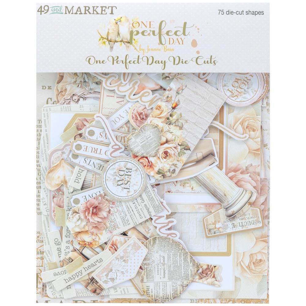 49 and Market One Perfect Day Die-Cut Elements 75pcs