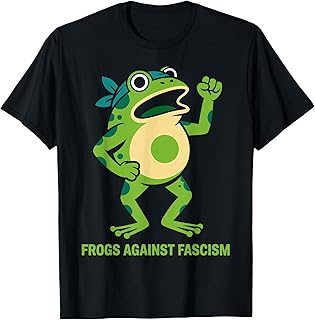 Frogs Against Fascism for Portland Frog Protest T-Shirt