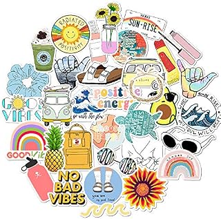 VSCO Stickers Pack for Hydro Flask Water Bottle Stickers Teen Girls Hydroflask Stickers