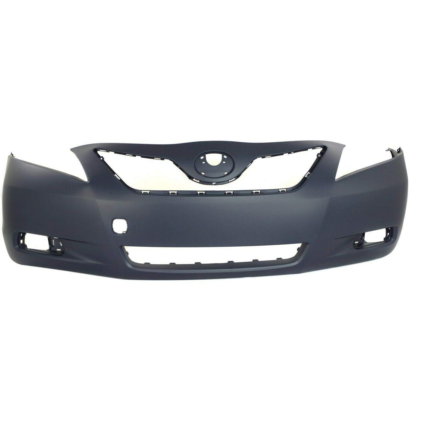 FitParts Compatible with Front Bumper Cover Fascia 2007-2009 Toyota Camry Base Hybrid LE SE XLE CE. New Primed Without Sensor Holes, With Fog Light Holes. TO1000327 5211933943