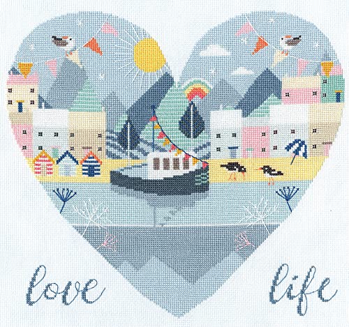 Bothy Threads Cross Stitch Kit - Love Life
