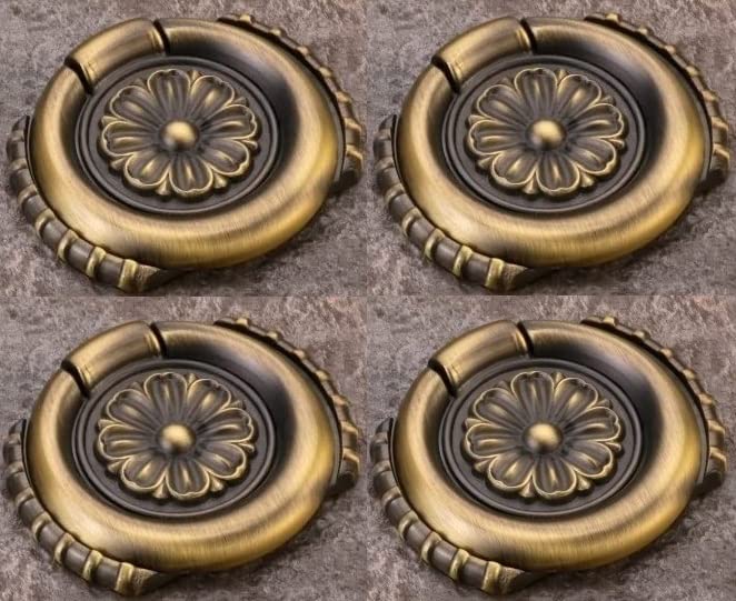 Hariom, Antique Finish Door Cabinet Puller and Holding Handles and Ring (4, Silver) (B08L1ZGCN9) Amazon Price History, Amazon Price Tracker