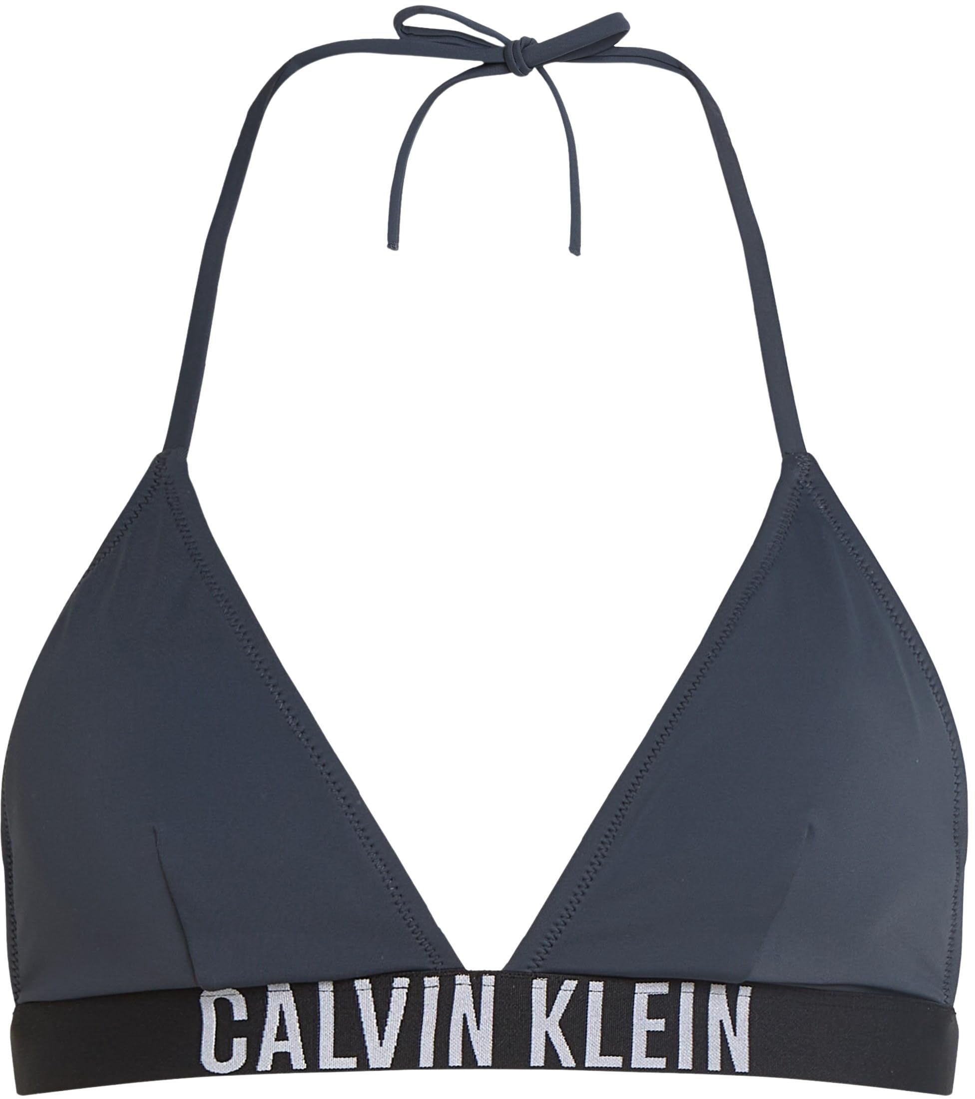 Calvin Klein Donna Top Bikini a Triangolo Allacciatura sul Collo