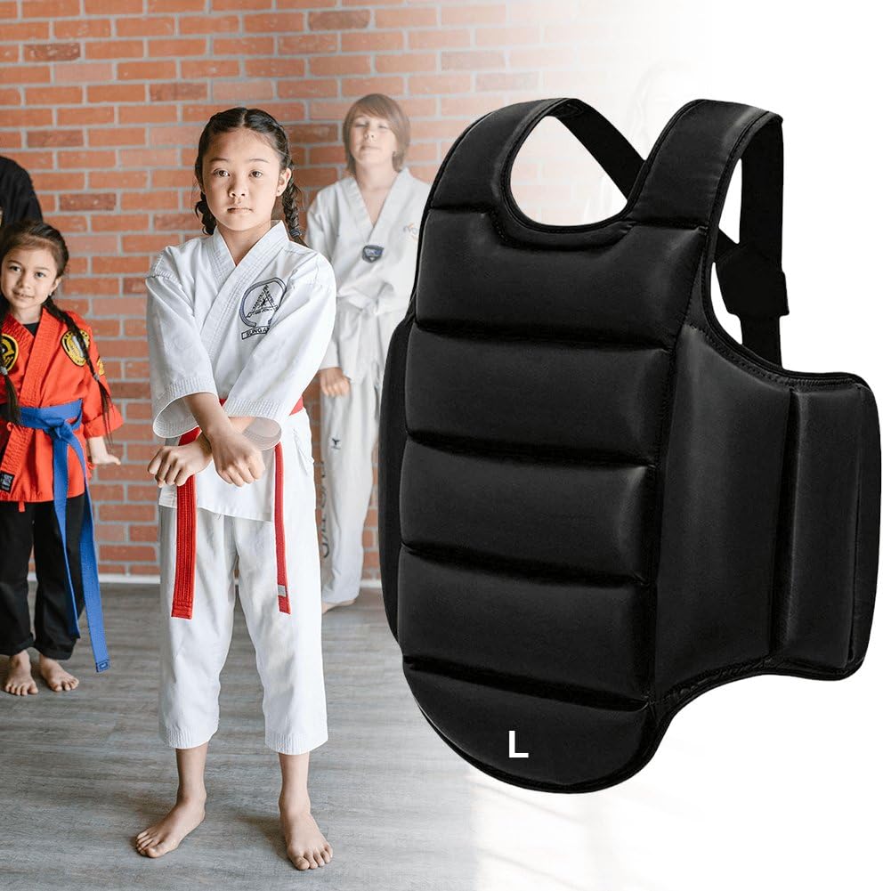 Boxe Torace Kickboxing MMA Muay Thai Protettore Regolabile Scudo Scudo Marziali Tamponi di Protezione della Pancia Superiore