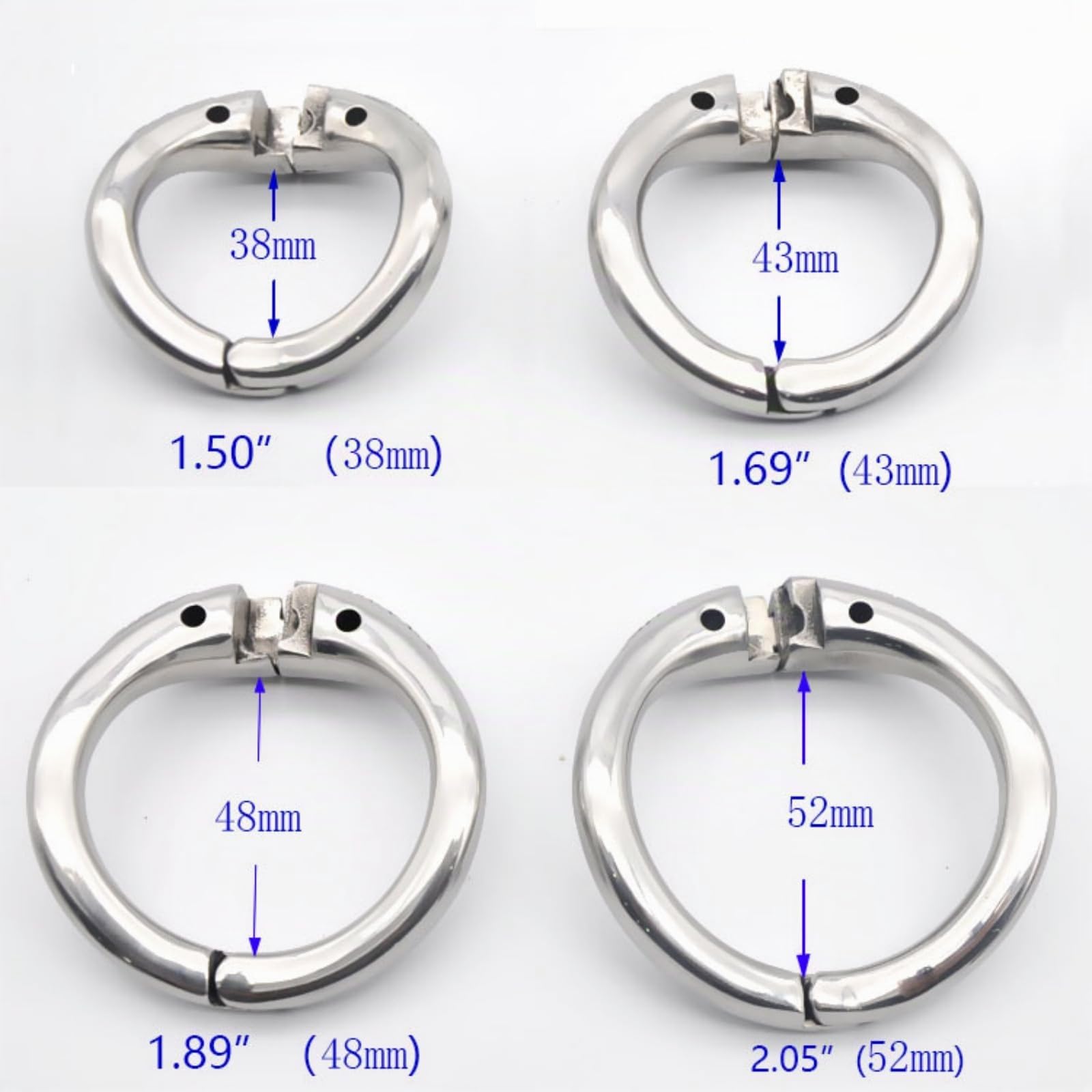 Cage d'exercice pour Homme en métal et en Acier Inoxydable A102(L) (43mm)