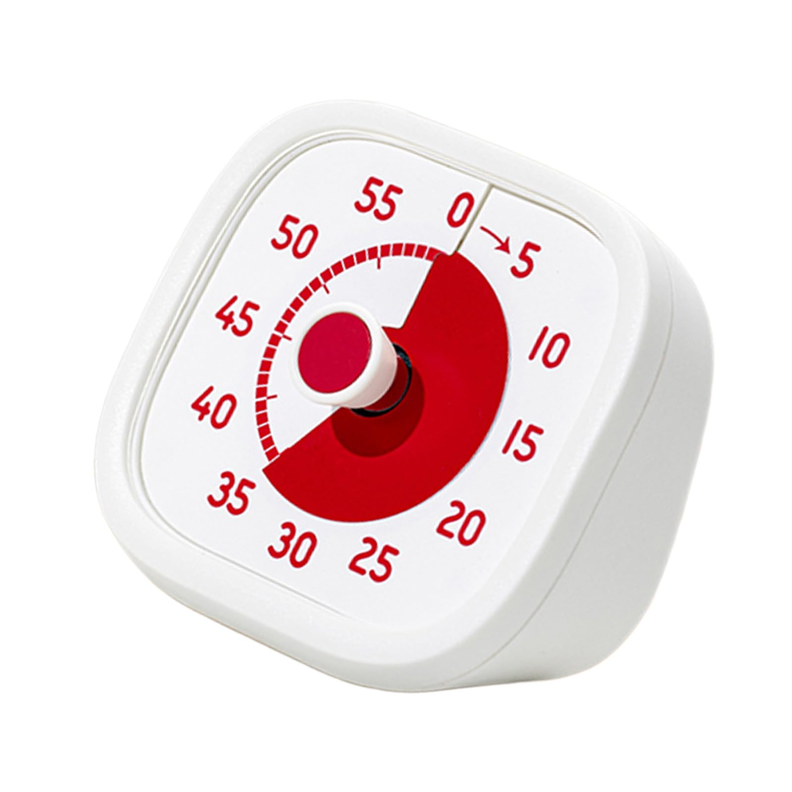 Accuracy Visual Timer for Kitchen Baking and Classroom Time Management ABS Cooking Clock Whirling Knob Clock