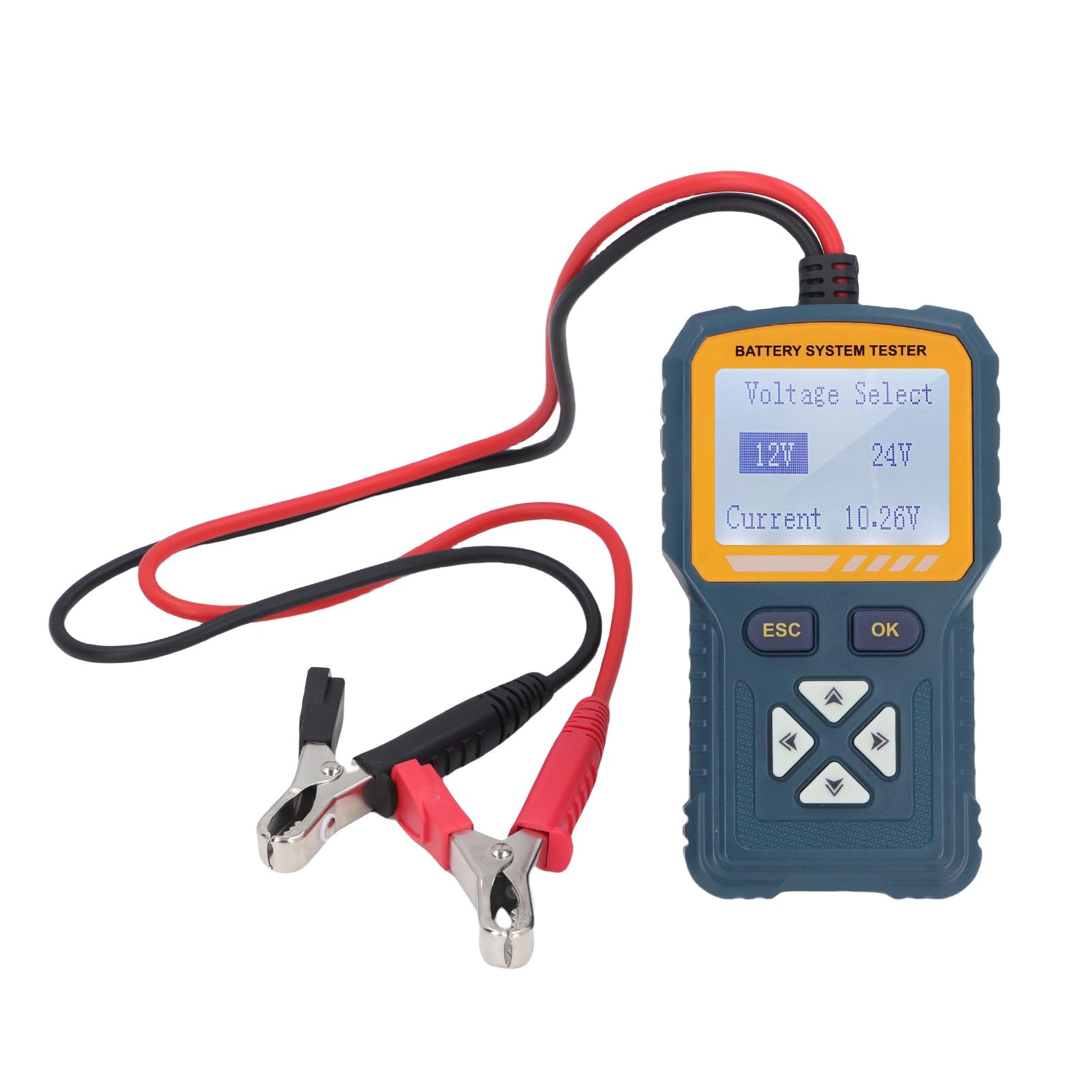 Tester per Batteria 12 V 24 V Display Digitale Tester Batteria con Risposta Rapida