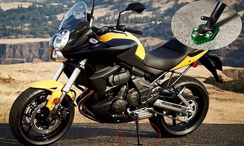 Miniatura 2 de SCUUBE for Kawasaki KLX250 2009-2015 for VERSYS 650 2010-2018 Motorcycles Kickstand Foot Side Stand Enlarger Plate Extension Pad CNC Support Plate