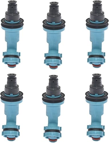 6PCS XSJNFDC 2325046090 2320946090 23209-46090 Inyector de combustible para Toyota Supra para GS300 SC300 IS300 3.0L 23250-46090