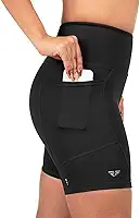 Short Com Bolso Para Corrida Academia Feminino Compressão
