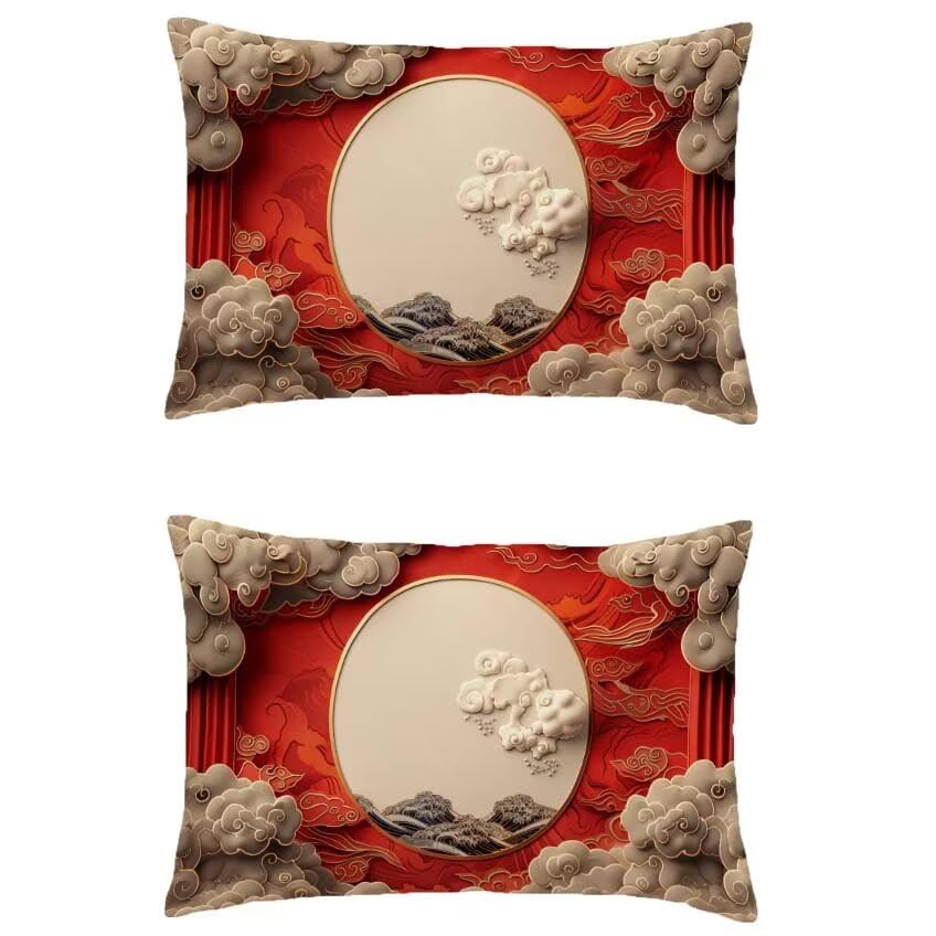Coussin extérieur imperméable 70x90 orange en lin pour une protection totale