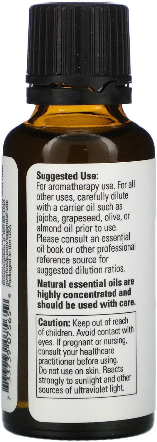 Now Foods Essential Oils Lemon, 1 fl oz 30 ml (7565)