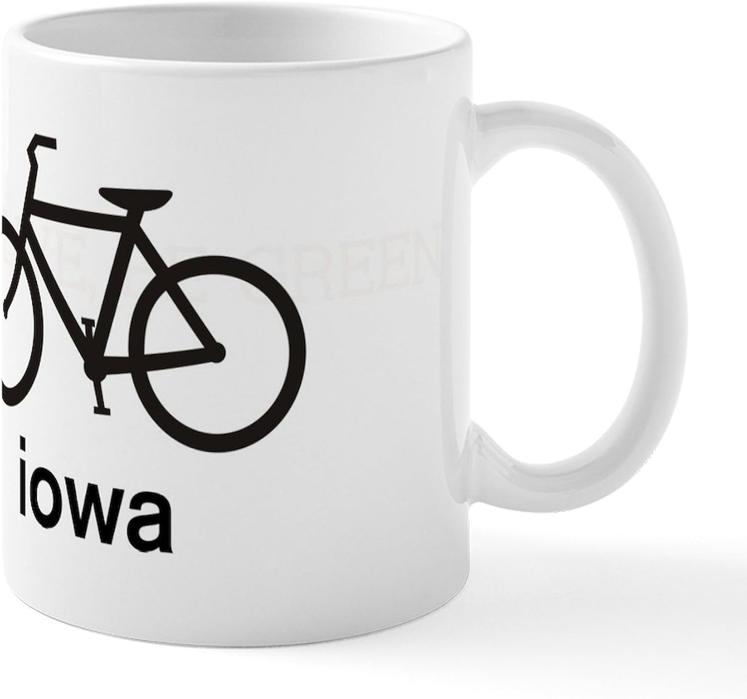 CafePress Iowa Map Mug 11 oz (325 ml) Ceramic Coffee Mug