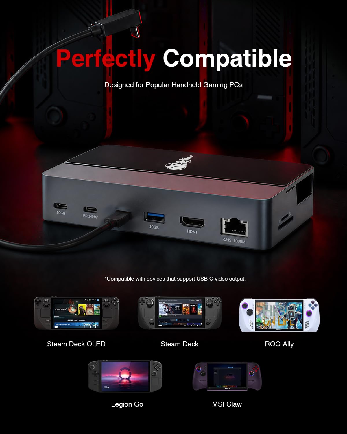 Docking Station per Steam Deck