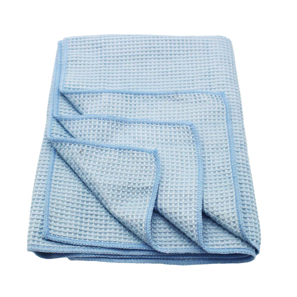 Microfiber Cleaning Towels for Cars 40x30cm Lint-Free Non-Fading Honeycomb Cloth Microfiber Car Dish Cleaning Towel Random Color — view 4