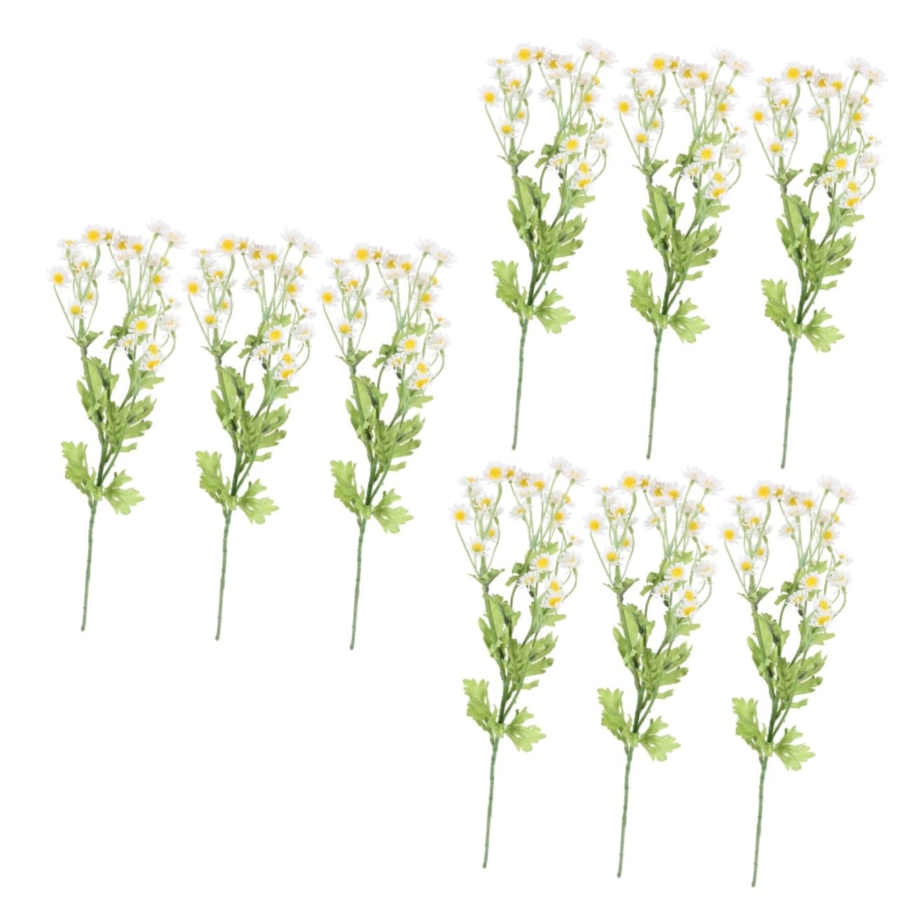 KOMBIUDA 3sets Faux Blumen Gefälschte Bouquet Lebensechte Decor Für Haushalt Büro Display 3 Stücke * 3
