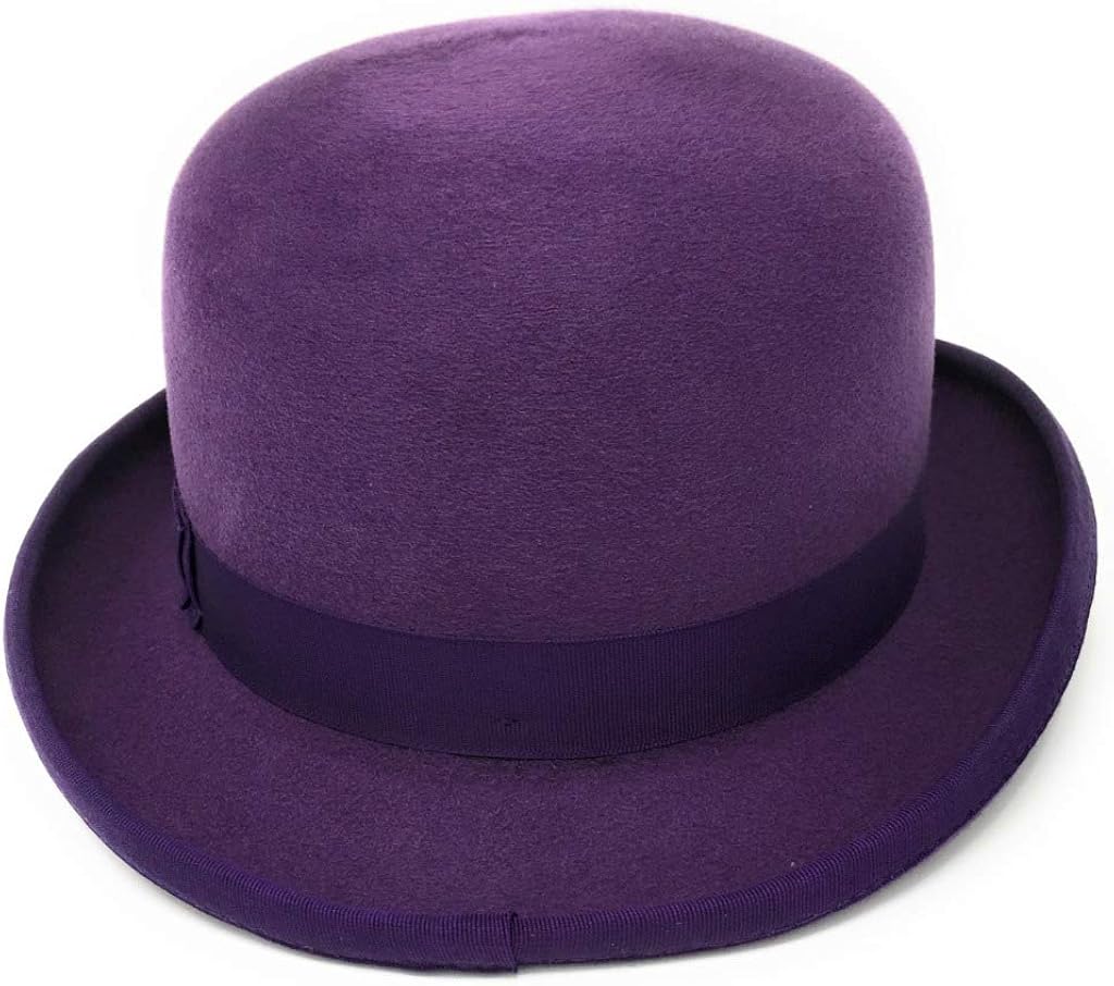 Purple bowler hat Clearance