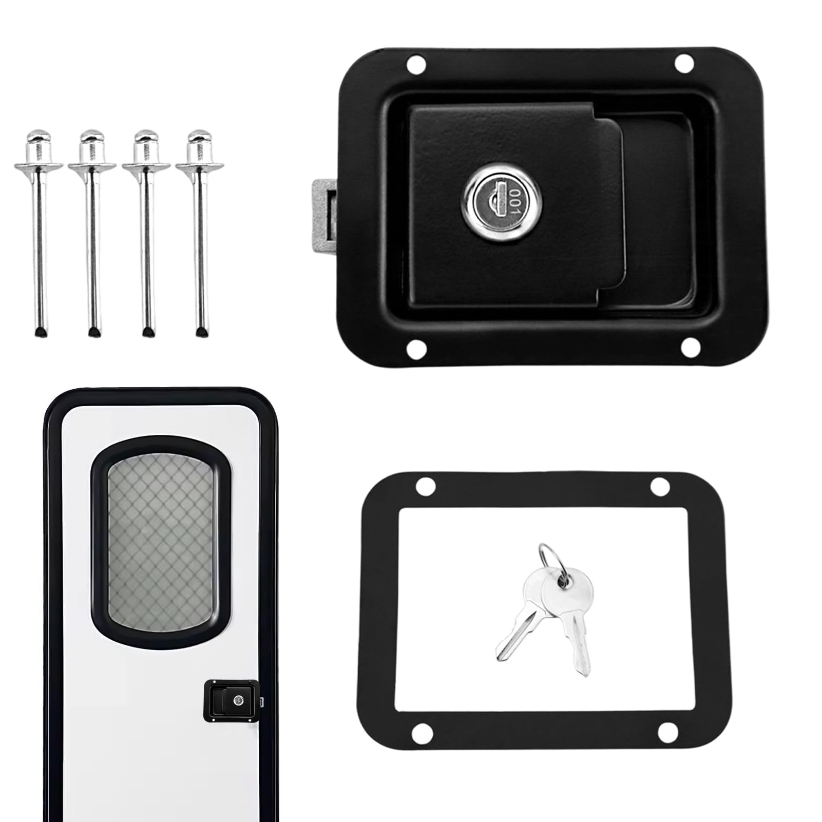 Verrous de porte de camping-car pour voyager l'esprit serein