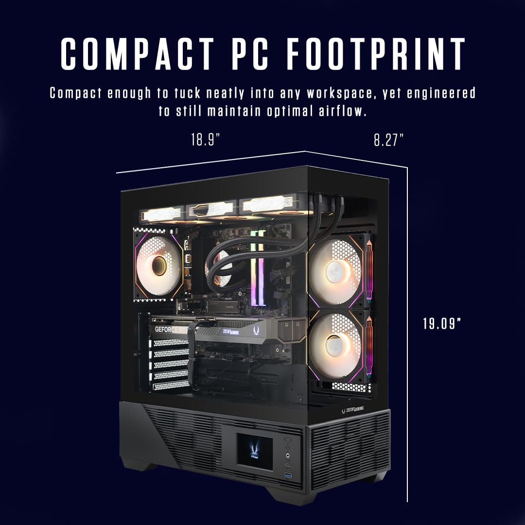 ZOTAC MEK Gaming PC de escritorio, Ryzen 7 9700X, NVIDIA GeForce RTX 5070