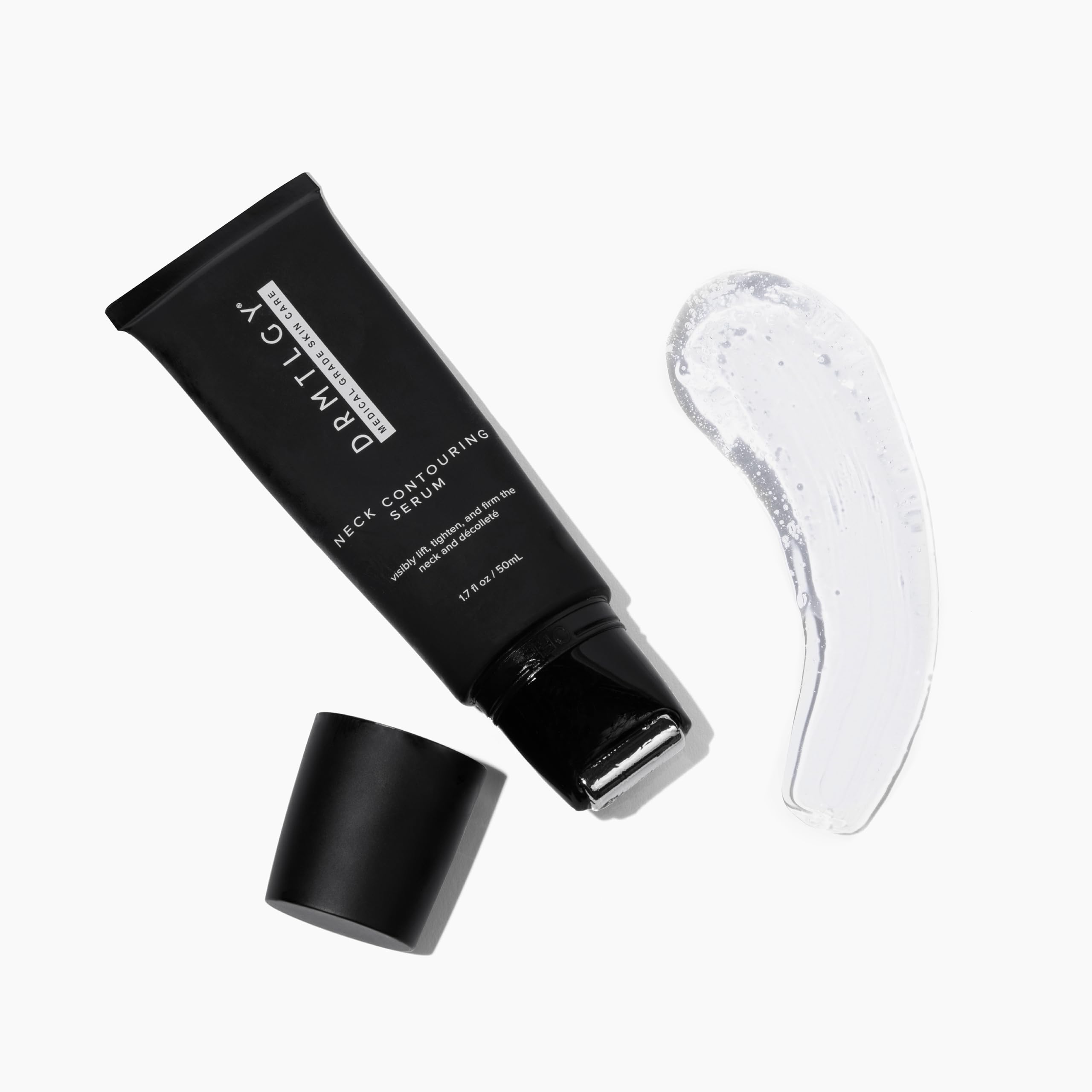 DRMTLGY Contouring Serum - Anti Aging Neck Cream for Skin Tightening and Firming, Sculpt and Define Jawline, Improves Horizontal Neck Lines and Sagging Skin, 1.7 oz