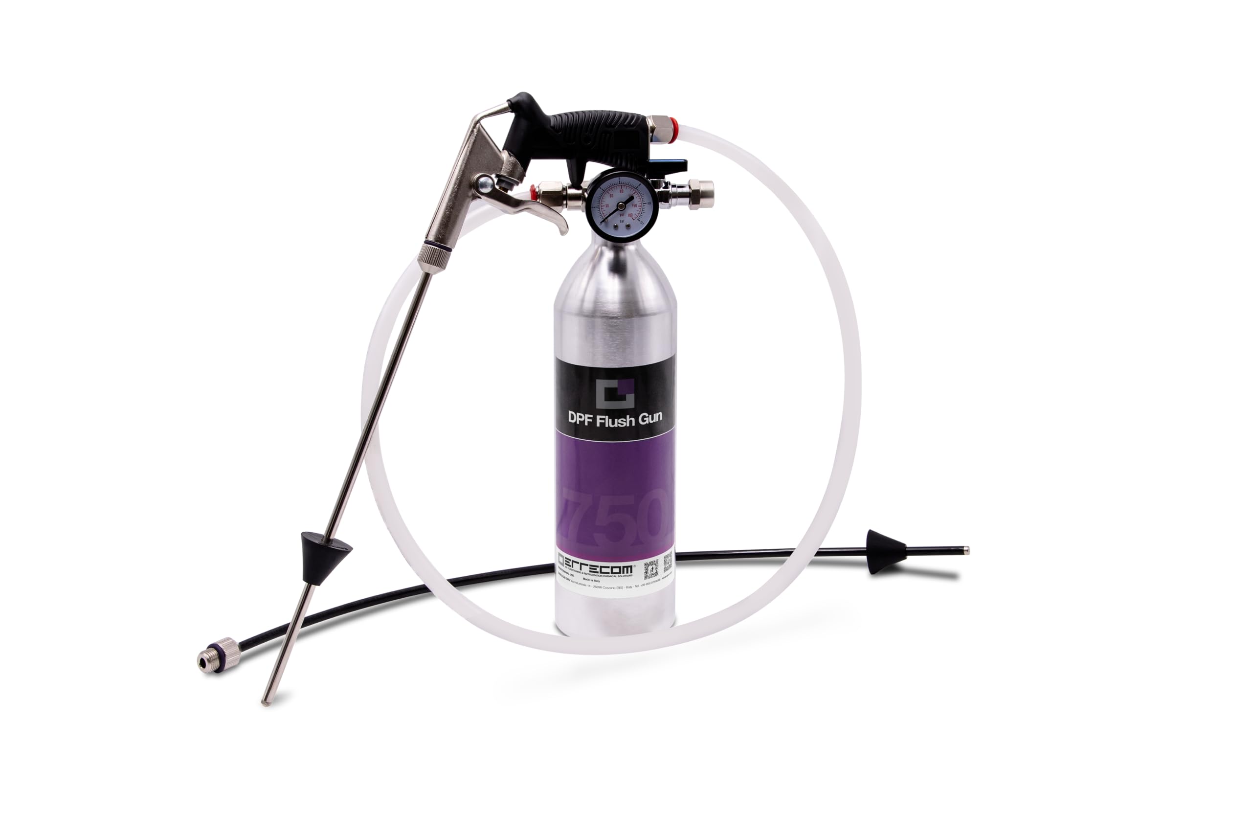 ERRECOM DPF Flush Gun, Equipo Específico para la Limpieza del Filtro de Partículas (FAP) y el Catalizador
