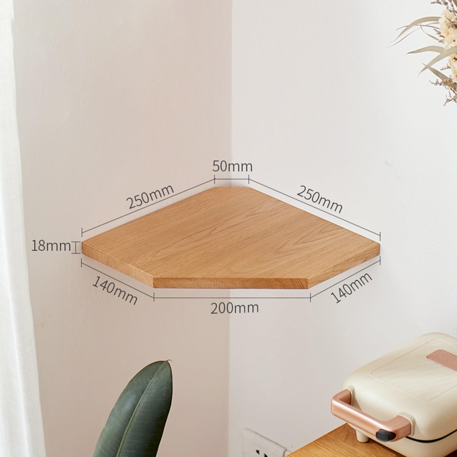 Amazon｜コーナーシェルフ 壁取り付け フローティング コーナー