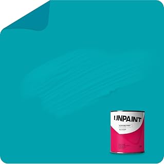 Removable paint, Peelable, Biodegradable, Teal, Matte, Ultra Low VOC, Interior Paint, Gallon, Quart, Teal Bay Algae