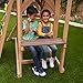 KidKraft LawnMeadow Wooden Swing Set/Playset with Swings, Slide, Sandbox, Telescope Rock Wall and Monkey Bars