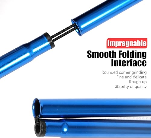 Miniatura 2 de GKK Bastón plegable plegable plegable para hombres mujeres ligero ajustable portátil ayuda de equilibrio de movilidad ayuda ideal para la vida