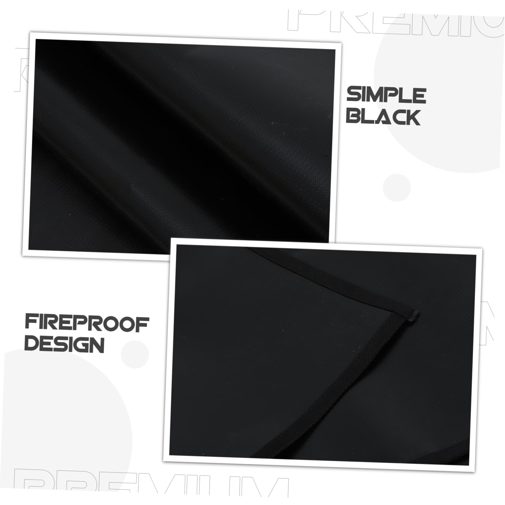 UKCOCO Tapis De Barbecue Résistant Chaleur Tapis De pour sous Couverture Ignifuge Pratique Et Portable