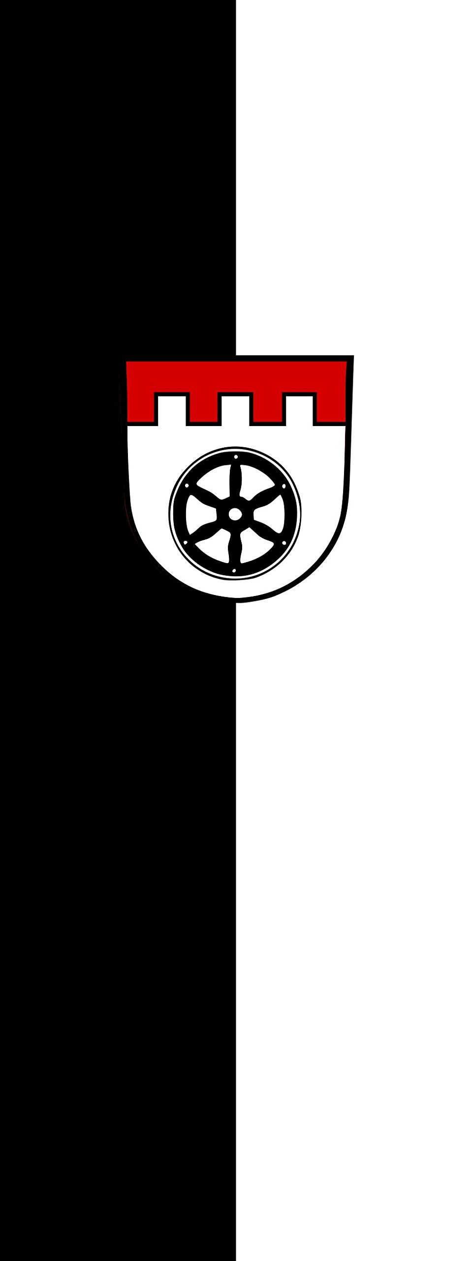 Drapeau Ravenstein grand format portrait 400x150cm 6m² pour mât