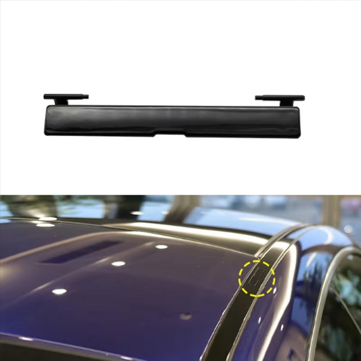 Roof Rack Rail Cap for Benz for W205 2015 2016 2017 2018 2019 2020 2021 Roof Rack Cover Panel Protection Accessories OEM 2057504100