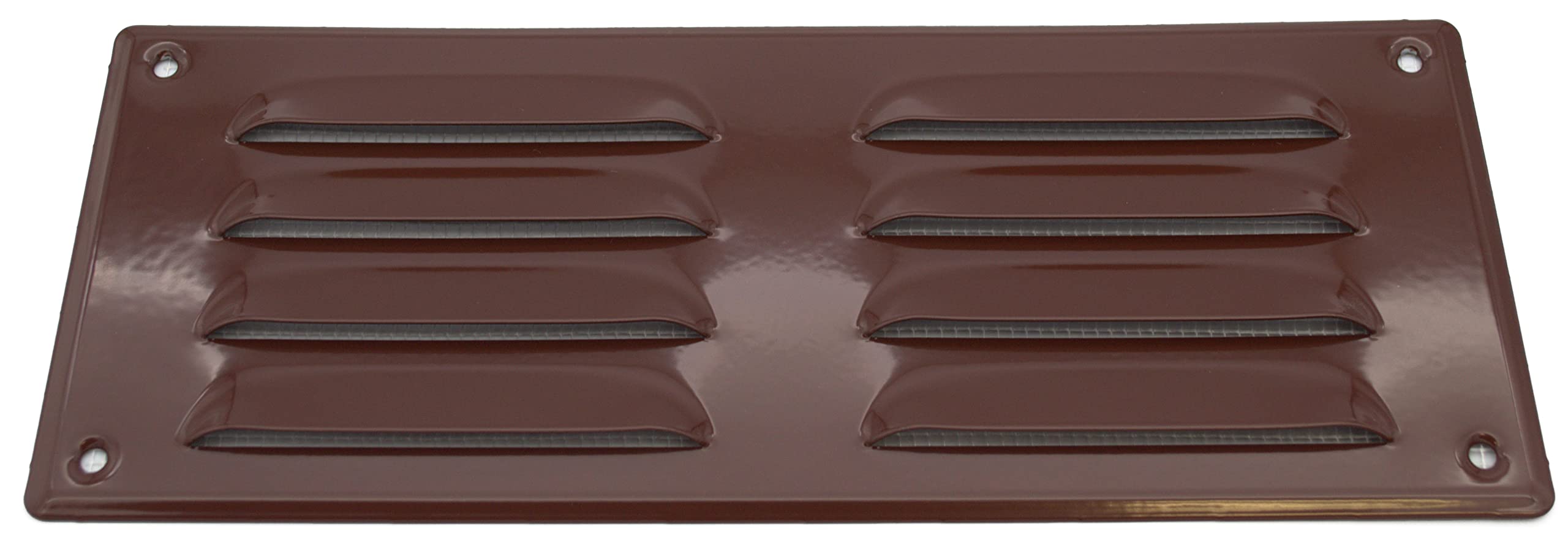 260 X 105 Mm, Antracita, Rejilla De Ventilación De Chapa De Acero Con Protección Contra Insectos, Protección Contra La Intemperie, Rejilla De Aire De