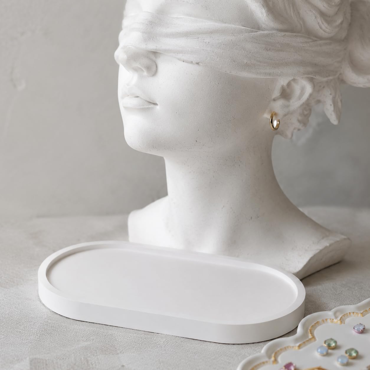 Espositore per Orecni in Gesso, Set 6 in gesso