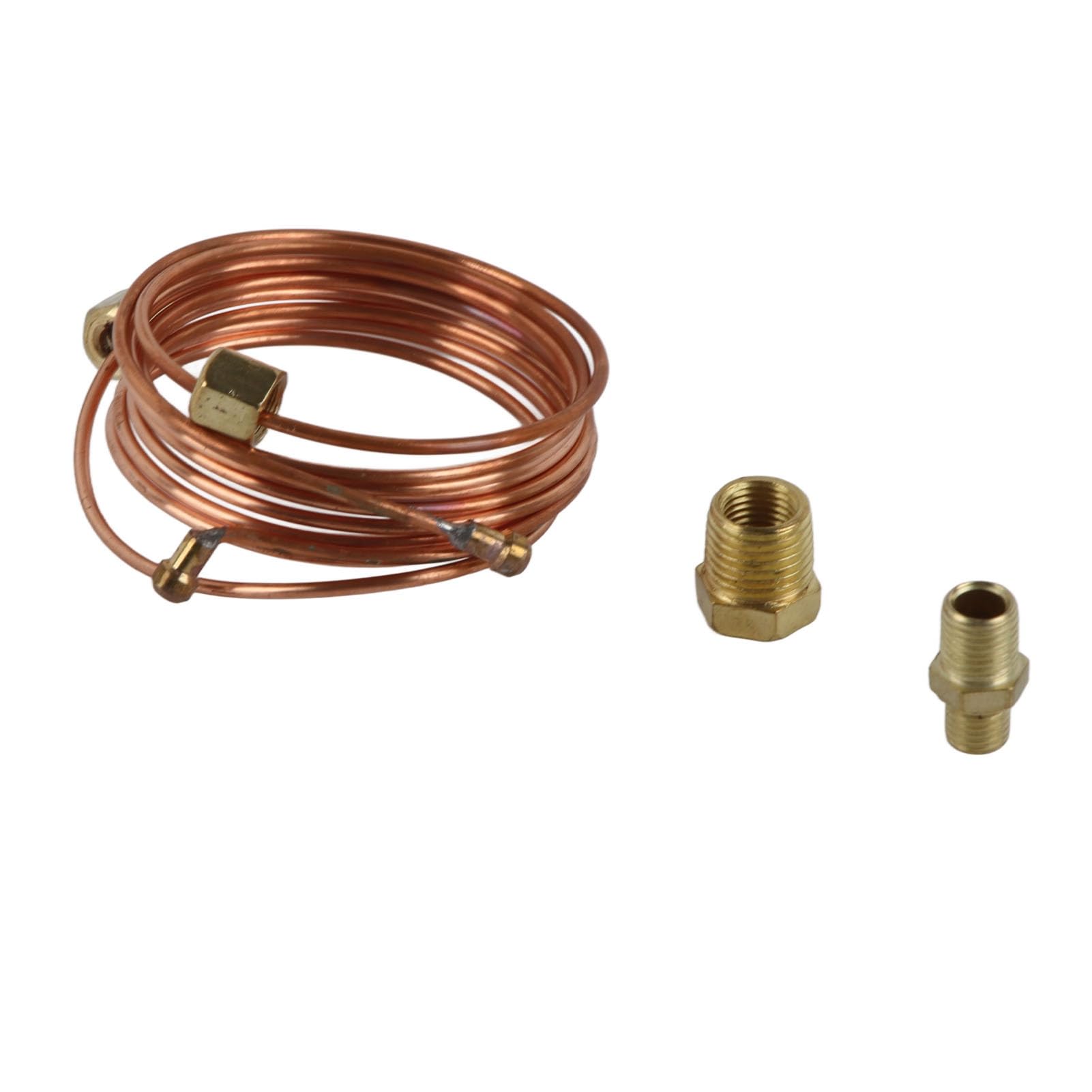 AYNEFY Kit de Tubes de Jauge de Pression D'huile, Jauge Mécanique de Ligne en Cuivre pour Tracteur de Camion de Voiture