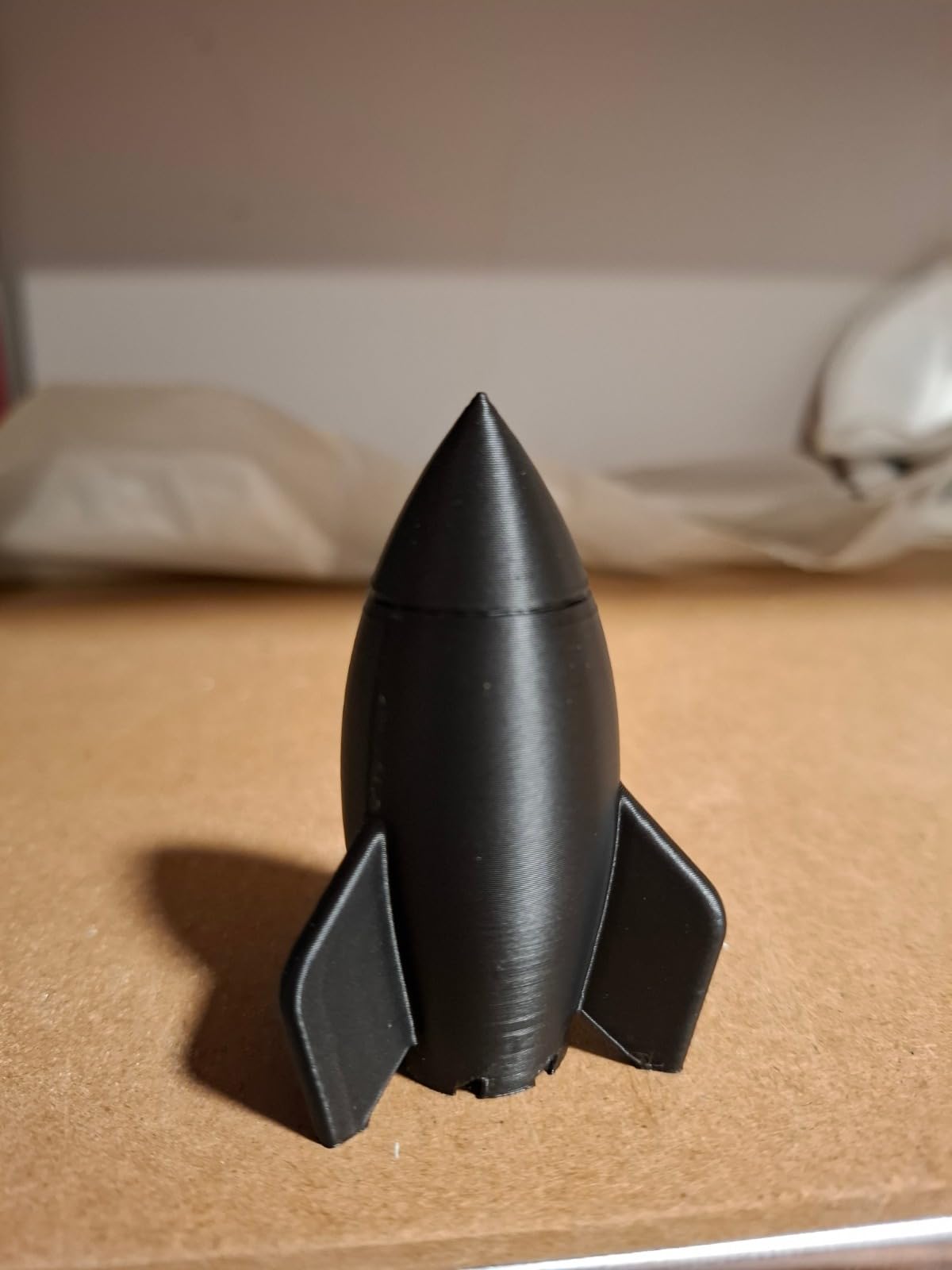 Beoals 3D Printed Mini Rocket Toy Model for Kids | Space Theme Educational Toy | Creative Astronomy Learning Toy | Imaginative Play Space Rocket Figure | Decorative Desk Table Toy 2